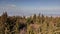 View from the overlook tower to Czechia from the hill Lopenik