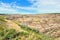 View overlooking the badlands of Horsethief Canyon, Drumheller, Canada