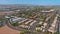 View overlooking small town a Avondale city of rugged mountains near on highway interstate expressway Phoenix Arizona