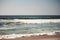 View of Pacific coast, Pomponio State Beach, Cabrillo Highway, California