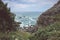 View of the Pacific Ocean at Patrick`s Point State Park near Trinidad, California