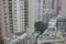 View of packed apartments in Hong Kong