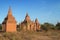 View of pagodas in Bagan