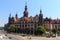 View from palace Zwinger towards Dresden Castle