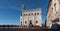 View of Palazzo dei Consoli (Palace of Consuls) in Gubbio, Umbria, Italy