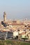 View at the Palazzo Vecchio in Florence, Italy