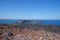 View of Palea Kameni island from Nea Kameni,Greece