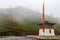 View of Palela Chorten at Pele La Pass in Bhutan.