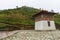 View of Palela Chorten at Pele La Pass in Bhutan.