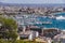 View on Palma De Mallorca from the mount near Belver, Spain