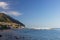 View of Palmasera beach in Cala Gonone, Sardinia