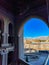 View of Pamir mountains from Kohi Navruz Palace balcony