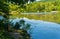 View of Pandapas Pond and Bench