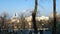 View panorama of the city port. City of Odessa. Cityscape.