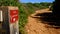 view and panoramas of the "camÃ¬ de cavalls" (path of horses) trekking trail of Menorca,Spain