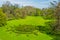 View of a park behind the archbishopÂ´s palace in Kromeriz, Czech republic....IMAGE