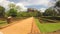 View of park below from Sigiriya rock in Sri Lanka