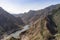 View of the Parralillo dam and the lake, Gran Canaria