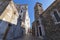 View with the Parrocchia di Santa Maria Maggiore on the left and the Basilica di San Silvestro on the bright, Trieste, Italy