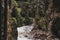 view on the partnachklamm (partnach gorge) near garmisch-partenkirchen, bavaria, germany