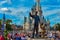 View of Partners Statue This statue of Walt Disney and Mickey Mouse  is positioned in front of Cinderella Castle in Magic Kingdom