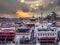 View at Pashupatinath main complex during the sunset