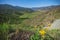 View from the pass Chike-Taman to the valley between the mountains