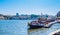 View of Passengers after for a cruise on the Douro river in Tourist boat in Porto, Portugal