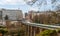 View of Passerelle viaduct in Luxembourg