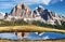 View from passo Giau, Tofana, Tofano or Le Tofane Gruppe