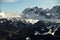 View of Passo Groste - Ski slopes of Madonna di Campiglio. Alpine Ski resort of Trentino Alto Adige into Dolomiti di Brenta Park.