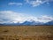 View of Patagonia and Andes from the road