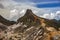 View on path leading to conical peak of Mount Sibayak Gunung, Dolok active volcano