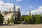 View of the Patriarchal Palace , the Church of the Twelve Apostles and Tsar cannon from the Ivanovo square, Moscow Kremlin