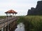 A view pavilion, Bua Bua in the Khao Sam Roi Yot National Park