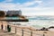 View of Pavilion Public Swimming Pool on Sea Point promenade in Cape Town South Africa