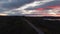 View of Peaceful Lakes and Scenic Road from Above