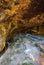 View of the Peak Cavern, also known as the Devil`s Arse, in Castleton, Derbyshire, England