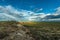 View from a peak into the valley of the Ugab River, Namibia