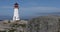 View of the Peggys Cove Lighthouse, Nova Scotia, Canada 4K