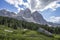 View of Pelmo mount in italian Dolomites grupp, Trentino Alto Adige, Italy