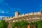 View of the Penafiel castle in Spain