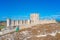 View of the Penafiel castle in Spain