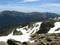 View from the Penalara mountain, the highest peak in the mountain range of Guadarrama near Madrid, Spain