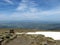 View from the Penalara mountain, the highest peak in the mountain range of Guadarrama near Madrid, Spain