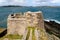 View of Pendennis Castle fortifications, Falmouth, Cornwall on May 10, 2021