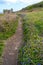 View of Pendennis Castle fortifications, Falmouth, Cornwall on May 10, 2021