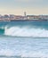 View Peniche ocean town Portugal