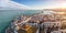 View on Peniscola from the top of Pope Luna\'s Castle , Valenci