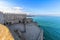 View on Peniscola from the top of Pope Luna\'s Castle , Valenci